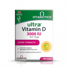Vitabiotics Ultra Vitamin D3 3000 IU - 96 Tablets